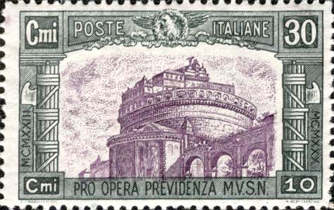 Francobollo Castel Sant'Angelo -  1930