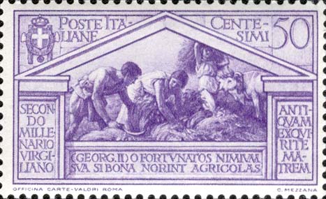 Francobollo La Ricchezza dei Contadini -  1930