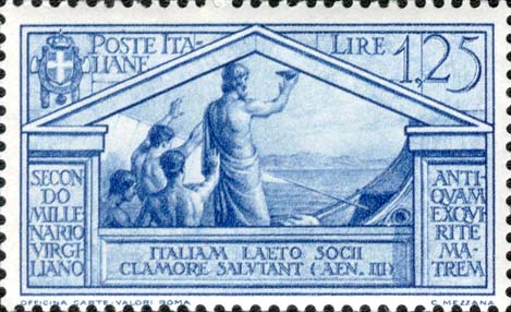 Francobollo Anchise in Vista dell'Italia -  1930