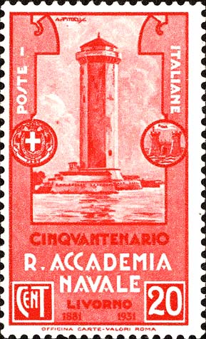 Francobollo Torre del Marzocco -  1931