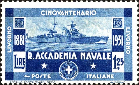 Francobollo Incrociatore Trento -  1931