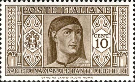 Francobollo Ritratto di Giovanni Boccaccio -  1932