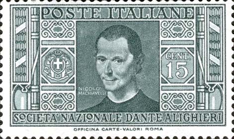 Francobollo Ritratto di Niccolò Machiavelli -  1932