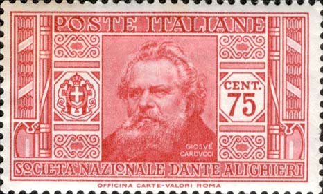 Francobollo Ritratto di Giosuè Carducci -  1932