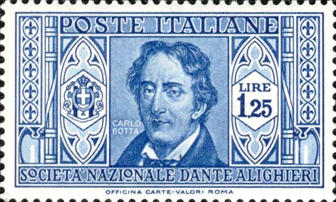 Francobollo Ritratto di Carlo Botta -  1932