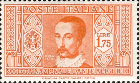 Francobollo Ritratto di Torquato Tasso -  1932