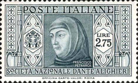 Francobollo Ritratto di Francesco Petrarca -  1932