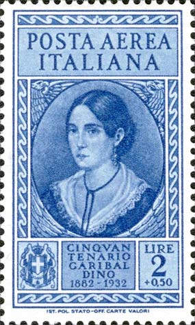 Francobollo Ritratto di Anita Garibaldi -  1932