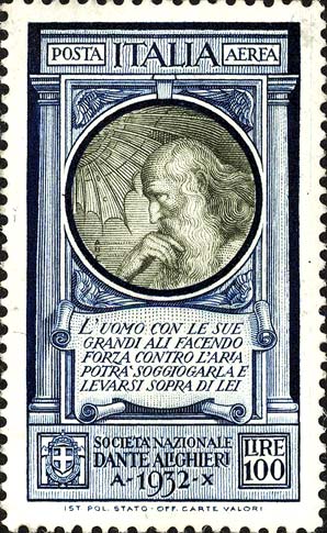 Francobollo Ritratto di Leonardo da Vinci -  1932