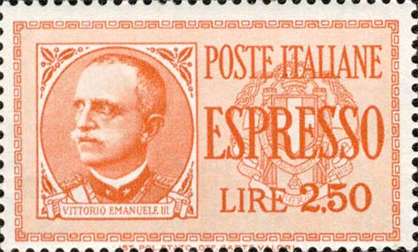 Francobollo Effigie di Vittorio Emanuele III Entro un Ovale -  1933