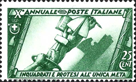 Francobollo Lo Stato Corporativo -  1932