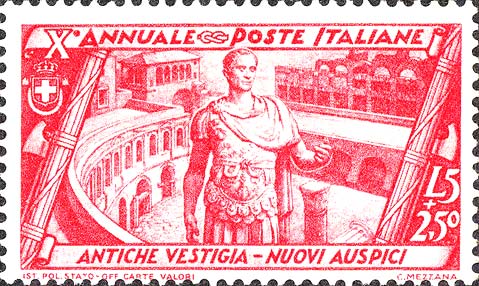 Francobollo Valorizzazione della Romanità -  1932