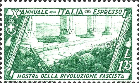 Francobollo Strada Romana -  1932