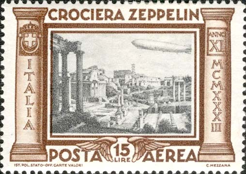 Francobollo Foro Romano -  1933