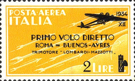 Francobollo Frecce -  1934