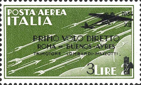 Francobollo Frecce -  1934