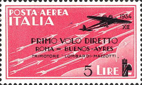 Francobollo Frecce -  1934