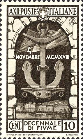Francobollo Áncora -  1934