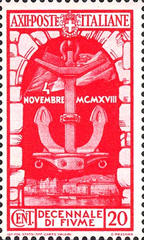 Francobollo Áncora -  1934