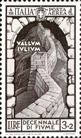 Francobollo Vallo Giulio -  1934