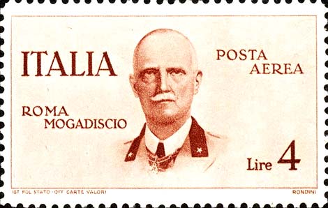 Francobollo Ritratto di Vittorio Emanuele III -  1934