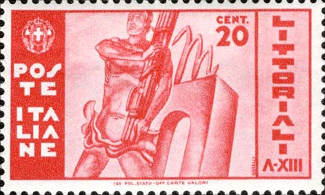 Francobollo Littore -  1935