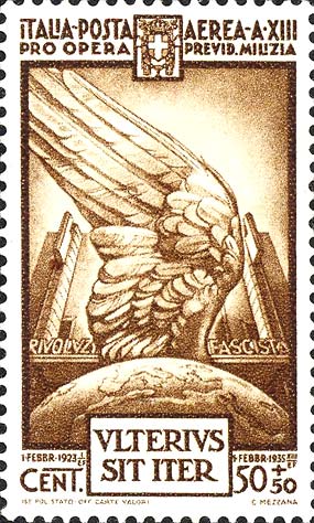 Francobollo Ala d'Aquila -  1935
