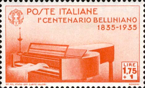Francobollo Pianoforte -  1935