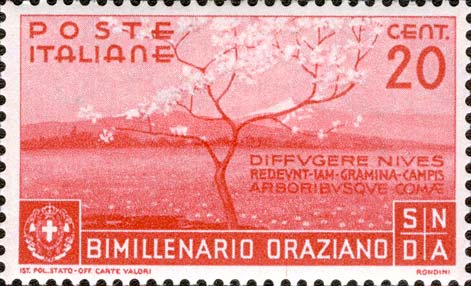 Francobollo La Primavera -  1936