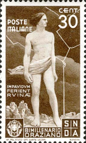 Francobollo Vitalità dell'Eroe -  1936