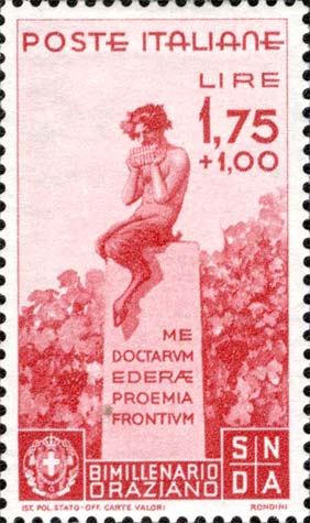 Francobollo Fauna che Suona la Siringa -  1936