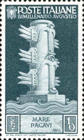 Francobollo Pacificazione dei Mari -  1937