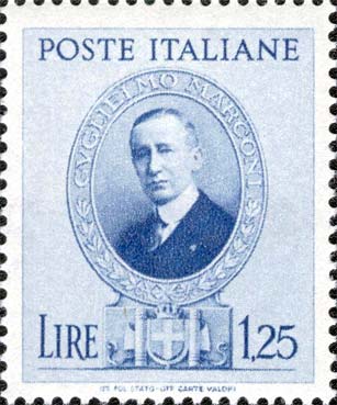 Francobollo Ritratto di Guglielmo Marconi -  1938