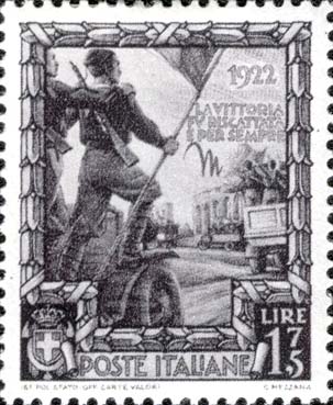 Francobollo La Rivoluzione Fascista -  1938