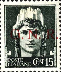 Francobollo Italia Turrita -  1943