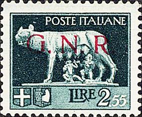 Francobollo Lupa di Roma -  1943