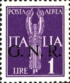 Francobollo Vittoria -  1943