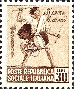 Francobollo Tamburino -  1944