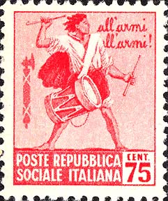 Francobollo Tamburino -  1944