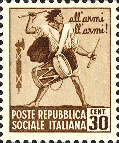 Francobollo Tamburino -  1944