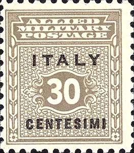 Francobollo Cifra -  1943