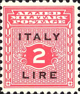 Francobollo Cifra -  1943