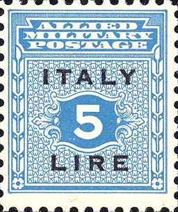 Francobollo Cifra -  1943