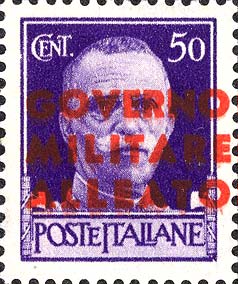 Francobollo Effigie di Vittorio Emanuele III -  1943