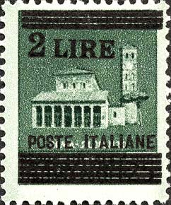 Francobollo Basilica di San Lorenzo, a Roma -  1945