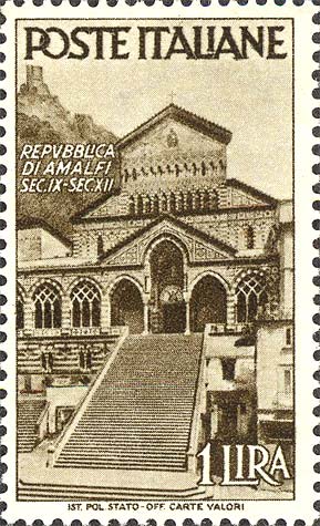Francobollo Duomo di Amalfi -  1946