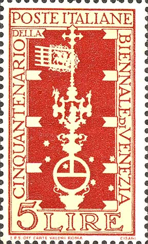 Francobollo Lancia, Bandiera di Venezia e Orsa Maggiore -  1949