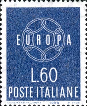 Francobollo Catena -  1959
