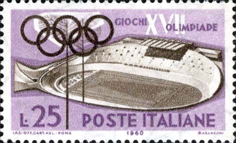Francobollo Velodromo -  1960