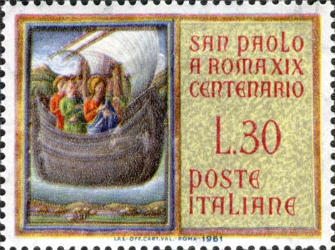 Francobollo San Paolo in Navigazione -  1961
